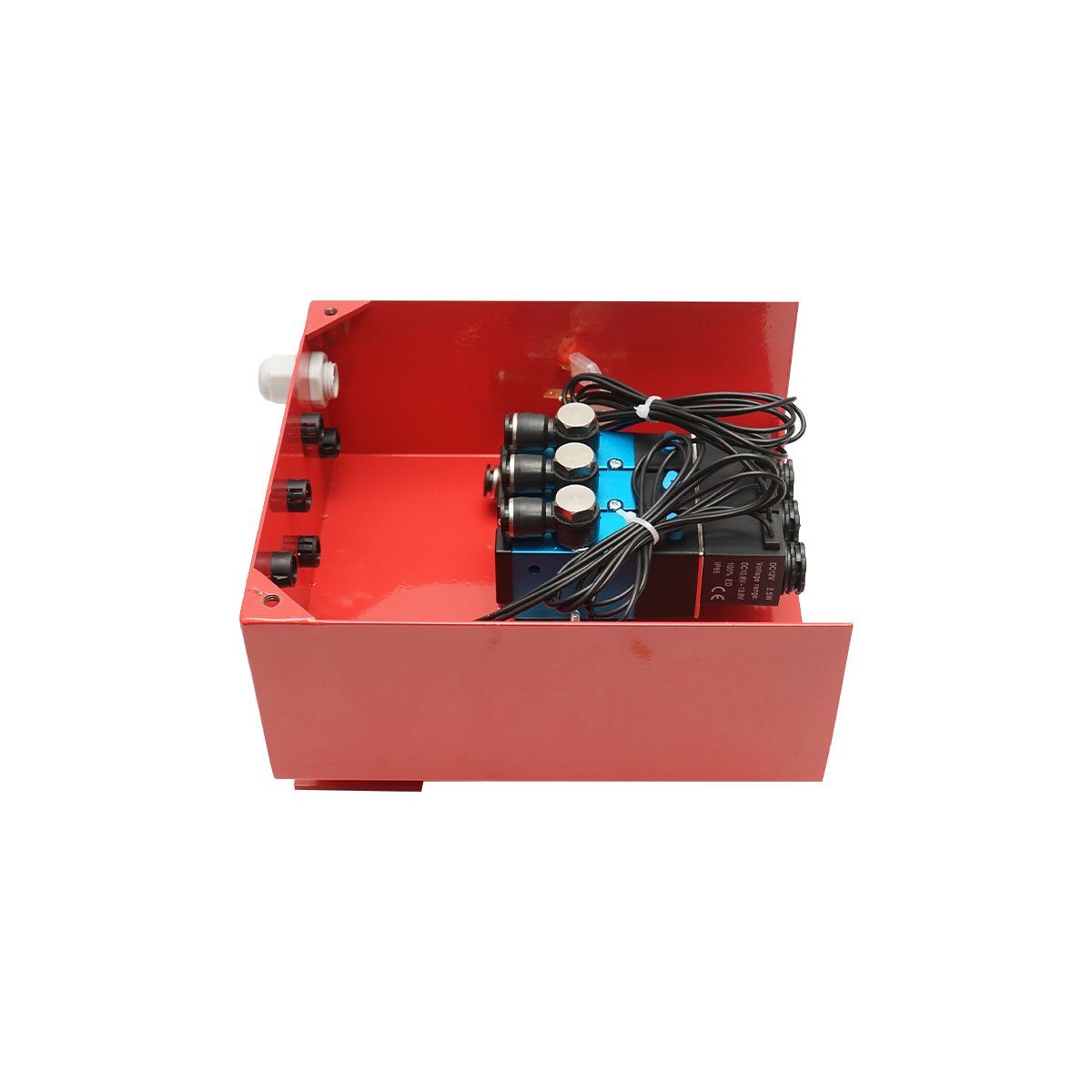 Caseta cu 3 electroventile pentru reductor Tractor Forestier 12V